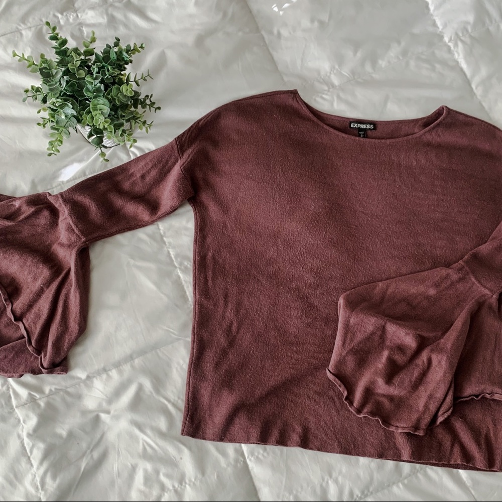 Flutter Sleeve Sweater